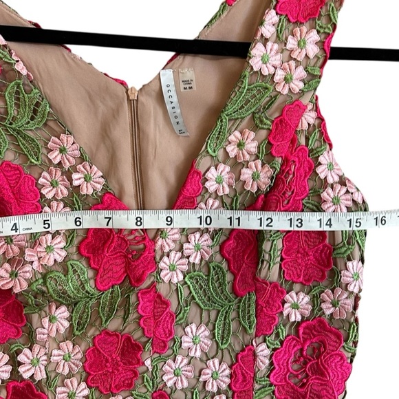 DEX Floral Embroidered Lace Dress- Size Small - Picture 8 of 10